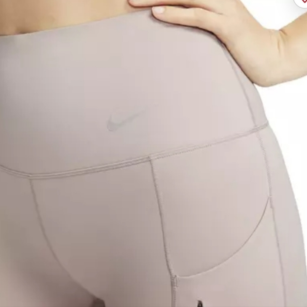 Nike Universa Women's High-Waisted 8" Biker Shorts with Pockets DQ5994-272 Sz M - Picture 2 of 10